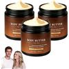 Generico Burro corpo ai feromoni per uomo - Crema idratante e balsamo profumato di colonia, burro corpo per uomo, a rapido assorbimento, idratazione a lunga durata, con burro di karité (3PCS)