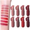 Chdnhe Set 8 Colori Balsamo Labbra Portatile Opaco Naturale | Lunga durata lucidalabbra stick per ragazze, donne, sposa, feste, matrimonio, , casa, viaggio