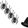 BESTYASH Spilla a ragno per Halloween, stile retrò, con strass, in lega di zinco, 4,7 x 3,6 cm, grande spilla gioiello da donna, accessorio per feste in costume