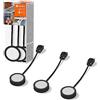 LEDVANCE luce sottopensile PUCK 65 mm, nero, 3 W, 330 lm