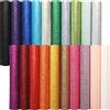 WILLBOND 20 Fogli di Finta Pelle Glitterata di San Valentine Foglio di Tessuto in Pelle PU per Artigianato Fai da Te Creazione di Orecchini Cucire per Matrimonio Decorazioni, 8,3 x 11,8 Pollici