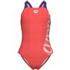ARENA Girl's Graphic Swimsuit V Back Intero Bambine e Ragazze (Pacco da 1)