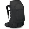Osprey Farpoint Zaino da trekking uomo, 55L, Black | borsa a mano, custodia per laptop, oggetto personale, colore nero, taglia OS