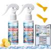 Cutiolly Sbrinatore Freezer Rapido,Detergente Spray,Spray Sbrinante per Frigorifero e Congelatore,2pcs 120ml Spray Antigelo per Frigorifero,Rimuove Efficacemente L'accumulo di Ghiaccio (120ml 2pc)