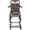 DSYOGX Sedia a rotelle ultraleggera pieghevole (solo 8,46 kg) | Sedia a rotelle da viaggio, fino a 100 kg, in acciaio al carbonio, per anziani