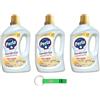 Beni Culinari 3 x Perla Detersivo Lavatrice Marsiglia Detersivo Liquido Per Bucato - Detersivo Liquido Detersivo per Lavatrici Marsiglia 37 lavaggi - 1850ml + Beni Culinari Portachiavi Gratis