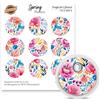 Diasticker Adesivi per sensori FreeStyle Libre 3, set di 9 Fiori primaverili - Adesivi per sensori 1234567890®