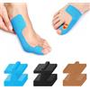 Yoreva 90 pezzi Cerotti Alluce Valgo,Kinesiotape per Alluce Valgo | Nastri Fisioterapici Sportivi Pretagliati per Dita Dei Piedi e Piedi,Ridurre il Dolore All'alluce,per Uomo e Donna,3 colori