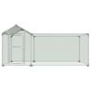 YRHome Recinzione per polli a ruota libera, 3 x 1 x 1,5 m, in acciaio zincato, per piccoli animali, recinto per gatti, pollaio
