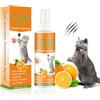 QEEROYO Spray deterrente per gatti, spray repellente per gatti, spray naturale per addestramento dei gatti, per uso interno ed esterno, adatto per piante, mobili, pavimenti, smettere di graffiare mobili
