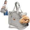 ALLSOPETS Trasportino per Cani, Borsa Porta Cane Morbida, Grigio Stellato,S | Borsa Trasportino Pieghevole e Traspirante con Tracolla, Tasche Laterali e Design Morbido per Cani Piccoli e Gatti