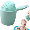 Generico Tazze per risciacquo shampoo per bambini - Sciacquatrice a cascata creativa per cartoni animati, brocca per il bagnetto, tazza per il lavaggio dei capelli con protezione per gli occhi con manico