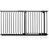 Safetots Cancelletto di Sicurezza Elite, 134cm - 143cm, Nero Opaco, Cancelletto di Sicurezza a Pressione per Scale, Cancelletto per Bambini per Porte, Barriera di Sicurezza, Installazione Facile