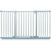 Safetots Cancelletto di Sicurezza Elite, 143cm - 152cm, Grigio Opaco, Cancelletto di Sicurezza a Pressione per Scale, Cancelletto per Bambini per Porte, Barriera di Sicurezza, Installazione Facile