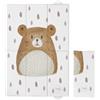 CEBA BABY Materassino fasciatoio pieghevole 40 x 60 cm - Materassino fasciatoio da viaggio per viaggi, Basic (Bear Buddy)
