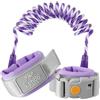 Lehoo Castle Bracciale per bambini, sicurezza anti-perdita, 2,5 m | Imbracatura per bambini, chiusura magnetica, cordino da 2,5 m, rotazione a 360°, strisce riflettenti