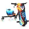 EVERCROSS EV8 Kart Drift 360°, Motore Picco 250W, Autonomia 26KM, Bluetooth | go kart elettrico con sedile regolabile,36V/5.2Ah, luci LED,3 velocità(16km/h),macchina elettrica per bambini,carico 70kg