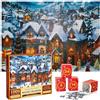 CSYY Calendario dell'Avvento 2026 Puzzle, Notte di Neve 24 Scatole 1008 Pezzi Christmas Holiday Puzzles per Adulti e Famiglie