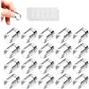 LQTSLFM 20 Pezzi Mini Luci LED Bianco Freddo Luci Piccole a Batteria Luci per Casa delle Bambole per Vetrina Modello DIY Giocattoli Decorative