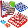 ZVBRSKM Wer ist Es Spiel, Wer Bin Ich, 96 carte con specie di animali, gioco di indovinazione per famiglia e amici, gioco adatto alla famiglia, edizione con due scacchi rossi e blu, giochi Guess Who