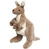 zingking Giocattolo di Peluche Canguro, Adorabile Canguro Madre e Cucciolo, Peluche Morbido e Coccoloso for Regali for Bambini e Decorazione della Camera(27CM/10IN)