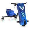 EVERCROSS EV8 Kart Drift 360°, Motore Picco 250W, Autonomia 26KM, Bluetooth | go kart elettrico con sedile regolabile,36V/5.2Ah, luci LED,3 velocità(16km/h),macchina elettrica per bambini,carico 70kg