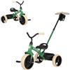 QPLAY Tricicli per bambini da 2 a 6 anni, 2 in 1, con maniglie regolabili e rimovibili, bici da spingere con cestino per giocattoli, per ragazzi e ragazze