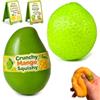 Haokelai Set da 2 pezzi di squishy croccanti al mango e limone, morbidi squishy a lenta crescita con suono croccante ASMR, compatti per ufficio, studio, casa o viaggi, con forme realistiche di cibo