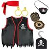 ZhouWei Costume Pirata per Bambini Accessori Costume da Pirata