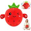 HBSFBH Peluche musicale interattivo sensoriale frutta, Peluche Pianoforte A Ritmi Musicali, Bambola a Induzione Tattile a Forma di Frutta, Touch-Sensor Soft Interactive Figure für Kinder Mädchen