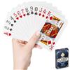 Wugauwor Carte da Gioco in Plastica, Carte da Poker Impermeabilii, Giochi di Carte per Campeggio, Carte Poker Professionali da Bridge Blackjack, Plastic Playing Cards, 1 Mazzo, Blu