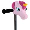 Scootaheadz - Testa di Unicorno per Monopattino - Accessorio per Micro Monopattino Bambini - Regalo per Bambine - Facile da Installare - Unicornio Rosa e Bianco