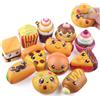 Anboor 12 pezzi giocattoli alimentari Squishies Slow Rise Squishies Smore Pizza biscotto Hamburger Gelato Torta Patatine Fritte Hotdog Taco Lento Rimbalzante Fidget Giocattoli antistress