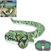 Lexibook, Power Python RC, serpente pitone radiocomandato, si muove su terra e acqua a 5 km/h, modalità terra e acqua, impermeabile, estensibile fino a 75 cm, verde, SNAKE01