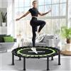 ONETWOFIT Trampolino Rebounder da 102 cm per adulti,portata massima 150 kg | Mini-trampolino da interno con montanti rinforzati, rebounder fitness con elastici: carico massimo: 150 kg