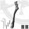 YIYAXIN Cavalletto Bici 24-29 Pollici con Piede Antiscivolo, Supporto Bicicletta Laterale Regolabile Altezza Lega Alluminio, Cavalletto Biciclette Lato Posteriore Stabile per Mountainbike E-Bike Trekking