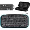 Target Darts Rob Cross Ghost Series Takoma Portafoglio, Regolare - Freccettes Custodia, Nero/Bianco Storage Cases, "Voltage" Cerniera Holder, Professionale Accessori - Holds 3 Fully Assemblato