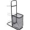 Domary Portabasket Autoportante a 3 Livelli Organizer Efficace | Materiale in ferro resistente, design verticale, ideale per attrezzature sportive