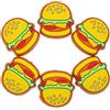 OFFSCH 6 Pezzi Ammortizzatore da Tennis in Silicone, Controllo | Design a Tema Cibo, Riduce il Fastidio al Braccio, per Corde e Pratica Tennistica
