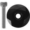 NUOBESTY Alluminio Tappo Serie Sterzo Bici 31,8mm con Bullone | Montaggio Rapido e Preciso, Forma Rotonda Moderna, per Bici da Corsa e Mountain Bike, con Vite