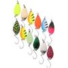 Abaodam 1 Scatola Set di Cucchiaini Artificiali Colorati Scatola | Spinning All'aperto, Acciaio Inossidabile, Profilo Realistico e Finitura Vivace, Pescatori Esperti