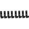 EVAWOIFN Rastrelliera Pesi Rack di stoccaggio for bilanciere da 8 pezzi | Sicurezza for supporto for rack for bilanciere for squat, supporto for asta for manubri