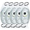 Generic Lampada a LED ultra luminosa per trappola per pesci impermeabile subacquea | Gli occhi di pesce LED impermeabili luminosi attirano spigola, trota e pesce gatto in acque salate profonde o in acque dolci
