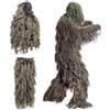 Riouwal Ghillie Suit Camo Leafy Leggero Abbigliamento da Caccia per Uomo Traspirante Ghillie Poncho per Cacciatori, Cecchino, Paintball, Medio