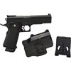 Saigo Defense Pistola a Molla Airsoft Hi-Capa/Colore: Nero/Materiale: Metallo/Potenza: 0,5 Joule/Viene Fornito con Fondina da Cintura CQC