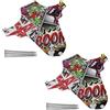 Generic 2 parafanghi per mountain bike, in fibra di carbonio, parafango anteriore e posteriore, per mountain bike da 66 cm, 27,5, 29