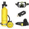 POAHNCU Respiratore Subacqueo Bombola di Ossigeno da 1 Litro per Snorkeling | Per gli appassionati 'acqua