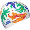 Mad Wave Crocodiles - Cuffia da nuoto in silicone per bambini