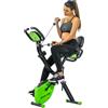 ECO-DE ECODE® Pedali statici antiscivolo e display USB, perfetti per pedalare seduti a casa, cyclette con regolazione della resistenza, per gambe o braccia