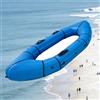 ZengHeBloom Gommone Per 2 Persone - Barca Gonfiabile In PVC Per Pesca E Tempo Libero, Canotto Gonfiabile Con Fondo Rigido, Incl. Remi, Pompa, Borsa E Kit Riparazione